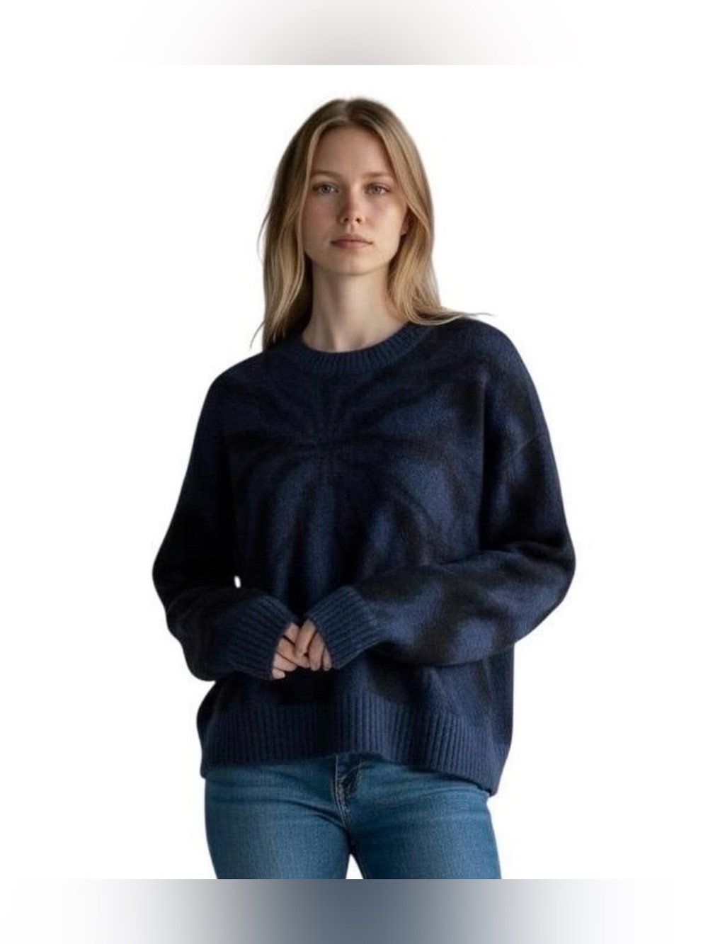 Vince Black & Blue Tie Dye Sweater